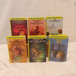 Nancy Drew Books #51, 52, 53, 54, 55, 56 by Carolyn Keene